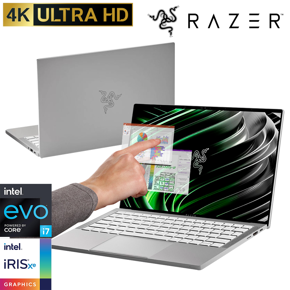 레이저 북 Razer Book 13 11Gen 4K Touch i7-1165G7/NVMe 512G/16G/UHD 초경량노트북 슬림베젤 비즈니스북 정발 정품 공식인증점