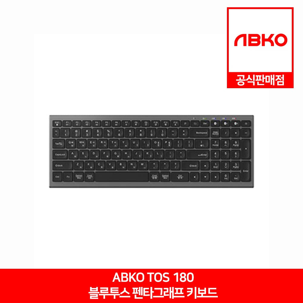 ABKO TOS180 블루투스 펜타그래프 키보드 앱코 공식판매점
