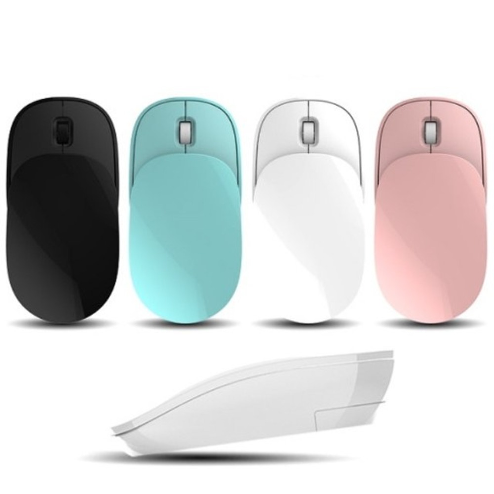 QSENN BM1100 Slide Fold 듀얼 무선 저소음 마우스 블랙/화이트/민트/핑크 공식판매점
